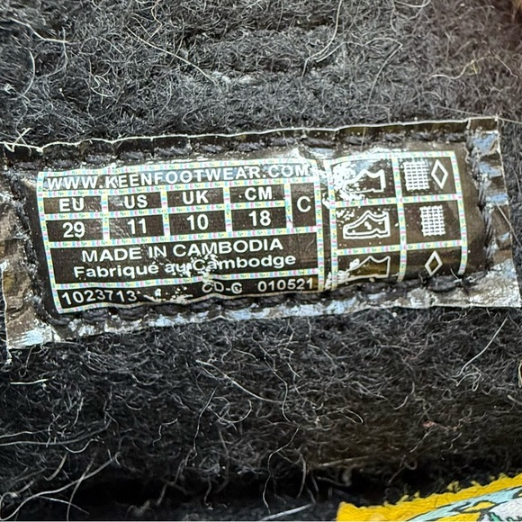 Keen Black Purple Shellback 400g Insulated Waterproof Winter Boots Youth Size 11 - Picture 14 of 14